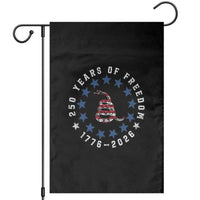 250 Years Of Freedom Garden Flag Gadsden Betty Ross Flag Ring of Stars American Patriot US