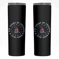 250 Years Of Freedom Skinny Tumbler Gadsden Betty Ross Flag Ring of Stars American Patriot US