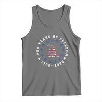 250 Years Of Freedom Tank Top Gadsden Betty Ross Flag Ring of Stars American Patriot US
