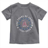 250 Years Of Freedom Toddler T Shirt Gadsden Betty Ross Flag Ring of Stars American Patriot US