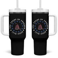250 Years Of Freedom Tumbler With Handle Gadsden Betty Ross Flag Ring of Stars American Patriot US