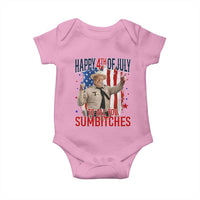Happy 4th Of July To All You Sumbitches Baby Onesie Funny USA 250th Anniversary Independence Day
