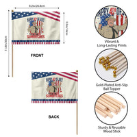 Happy 4th Of July To All You Sumbitches Patriotic Handheld Flag Funny USA 250th Anniversary Independence Day