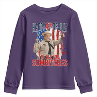 Happy 4th Of July To All You Sumbitches Youth Sweatshirt Funny USA 250th Anniversary Independence Day