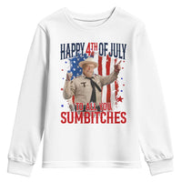 Happy 4th Of July To All You Sumbitches Youth Sweatshirt Funny USA 250th Anniversary Independence Day