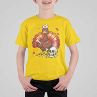 Funny Thanksgiving Nurse Turkey T Shirt For Kid Fall RN - Wonder Print Shop
