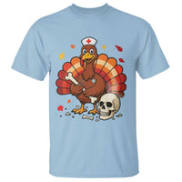 Funny Thanksgiving Nurse Turkey T Shirt Fall RN - Wonder Print Shop