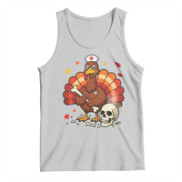 Funny Thanksgiving Nurse Turkey Tank Top Fall RN - Wonder Print Shop