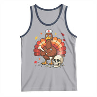Funny Thanksgiving Nurse Turkey Tank Top Fall RN - Wonder Print Shop