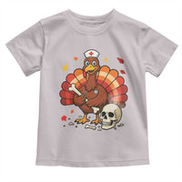 Funny Thanksgiving Nurse Turkey Toddler T Shirt Fall RN - Wonder Print Shop