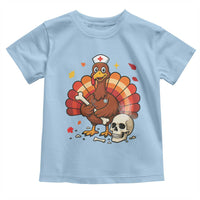 Funny Thanksgiving Nurse Turkey Toddler T Shirt Fall RN - Wonder Print Shop