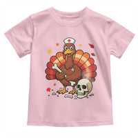 Funny Thanksgiving Nurse Turkey Toddler T Shirt Fall RN - Wonder Print Shop