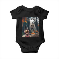 Thanksgiving Funny Bigfoot Turkey Selfie Baby Onesie - Wonder Print Shop