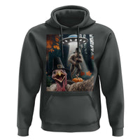 Thanksgiving Funny Bigfoot Turkey Selfie Hoodie - Wonder Print Shop