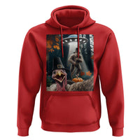 Thanksgiving Funny Bigfoot Turkey Selfie Hoodie - Wonder Print Shop