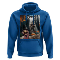 Thanksgiving Funny Bigfoot Turkey Selfie Hoodie - Wonder Print Shop