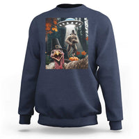 Thanksgiving Funny Bigfoot Turkey Selfie Sweatshirt - Wonder Print Shop