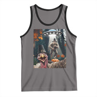 Thanksgiving Funny Bigfoot Turkey Selfie Tank Top - Wonder Print Shop