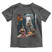 Thanksgiving Funny Bigfoot Turkey Selfie Toddler T Shirt - Wonder Print Shop