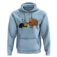 Funny Thanksgiving Hoodie Turkey Fake Cat Meow - Wonder Print Shop