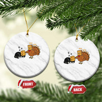 Funny Thanksgiving Ceramic Ornament Turkey Fake Cat Meow - Wonder Print Shop