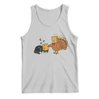 Funny Thanksgiving Tank Top Turkey Fake Cat Meow - Wonder Print Shop