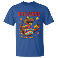Funny Turkey Thanksgiving T Shirt Eat Tacos - Wonder Print Shop