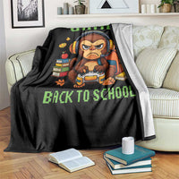 Funny Video Game Throw Blanket Cute Monkey Back To School - Wonder Print Shop