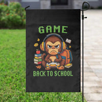 Funny Video Game Garden Flag Cute Monkey Back To School - Wonder Print Shop