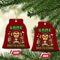 Funny Video Game Ceramic Ornament Cute Monkey Back To School - Wonder Print Shop