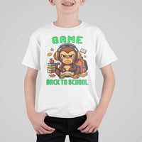 Funny Video Game T Shirt For Kid Cute Monkey Back To School - Wonder Print Shop