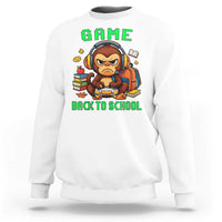 Funny Video Game Sweatshirt Cute Monkey Back To School - Wonder Print Shop