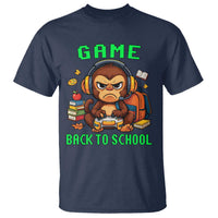 Funny Video Game T Shirt Cute Monkey Back To School - Wonder Print Shop