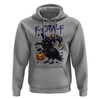 F Caw F Black Crow Halloween Meme Hoodie - Wonder Print Shop
