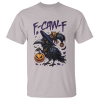 F Caw F Black Crow Halloween Meme T Shirt - Wonder Print Shop