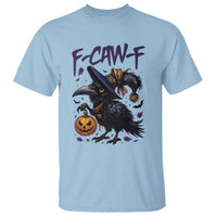 F Caw F Black Crow Halloween Meme T Shirt - Wonder Print Shop