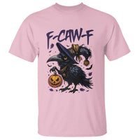 F Caw F Black Crow Halloween Meme T Shirt - Wonder Print Shop