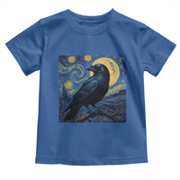 Starry Night Raven Moon Van Gogh Toddler T Shirt - Wonder Print Shop