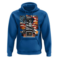Patriotic Trucker Skeleton American Flag Hoodie - Wonder Print Shop