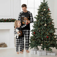 Funny Thanksgiving Plaid Pajama Set Turkey Moo - Wonder Print Shop