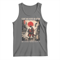 Flight was Never an Option Samurai Penguin Japanese Tank Top Vintage Graphic Ukiyo-e Art Funny