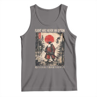 Flight was Never an Option Samurai Penguin Japanese Tank Top Vintage Graphic Ukiyo-e Art Funny