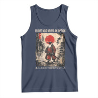 Flight was Never an Option Samurai Penguin Japanese Tank Top Vintage Graphic Ukiyo-e Art Funny