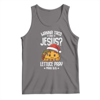 Funny Taco Christmas Tank Top Wanna Taco Bout Jesus Lettuce Pray Mark 16:15 - Wonder Print Shop