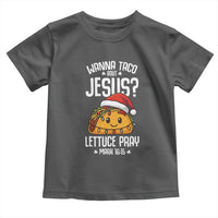 Funny Taco Christmas Toddler T Shirt Wanna Taco Bout Jesus Lettuce Pray Mark 16:15 - Wonder Print Shop