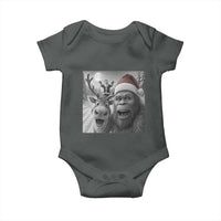 Funny Bigfoot Selfie Christmas Baby Onesie Santa Reindeer Sasquatch Xmas - Wonder Print Shop