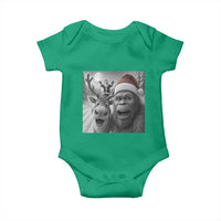 Funny Bigfoot Selfie Christmas Baby Onesie Santa Reindeer Sasquatch Xmas - Wonder Print Shop