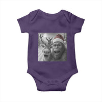 Funny Bigfoot Selfie Christmas Baby Onesie Santa Reindeer Sasquatch Xmas - Wonder Print Shop