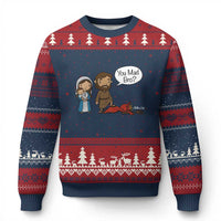 Funny Christian Ugly Christmas Sweater You Mad Bro Matthew 2:16 - Wonder Print Shop