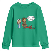 Funny Christian Youth Sweatshirt You Mad Bro Matthew 2:16 - Wonder Print Shop